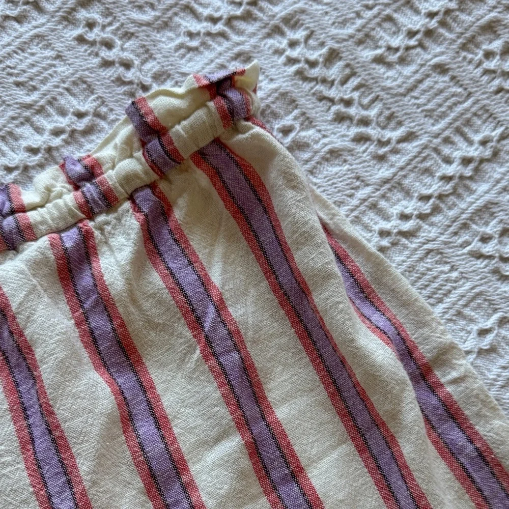 GAP Kids Striped Shorts in Red and Cream